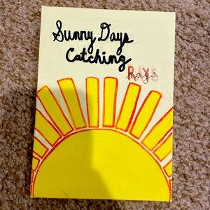 sunny days catching rays